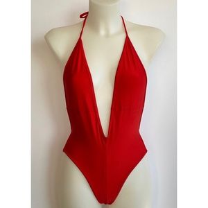 American Apparel Deep V monokini